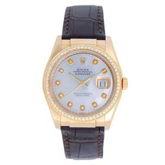 Rolex Yellow Gold Datejust Automatic Wristwatch Ref 116138 9