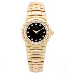 Piaget Ladies Tanagra Yellow Gold Diamond Quartz Wristwatch