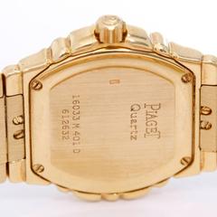 Piaget Ladies Tanagra Yellow Gold Diamond Quartz Wristwatch