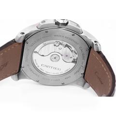 Cartier Calibre de Cartier Rose Gold Stainless Steel Automatic Wristwatch