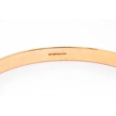 Tiffany & Co. Yellow Gold Oval Bangle Bracelet