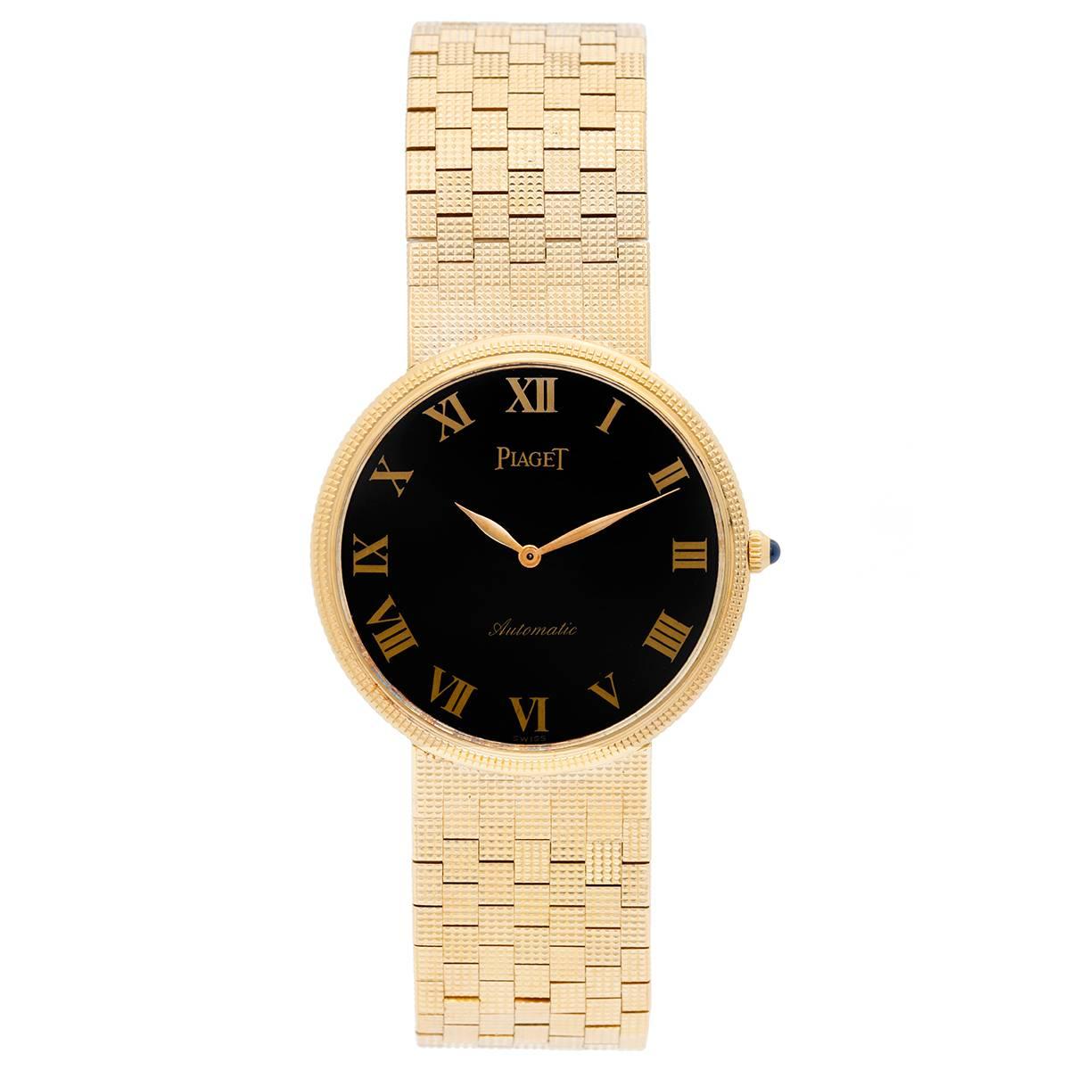 Piaget Yellow Gold Automatic Dress Wristwatch