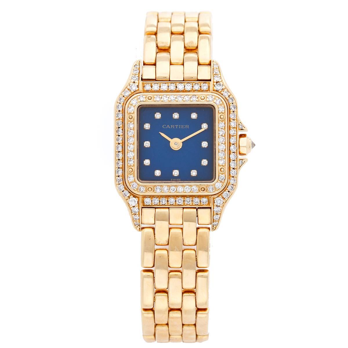 Cartier Ladies Yellow Gold Small Panther Quartz Wristwatch