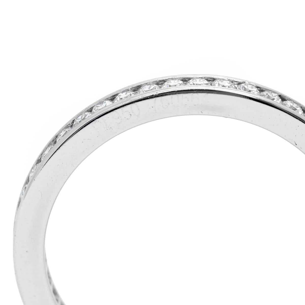 Cartier Diamond Platinum Ring In Excellent Condition In Dallas, TX