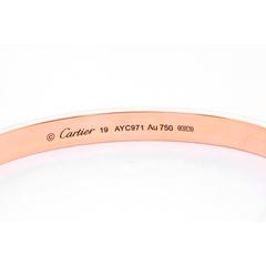 Cartier Love-Armband aus Roségold mit Schraubenzieher