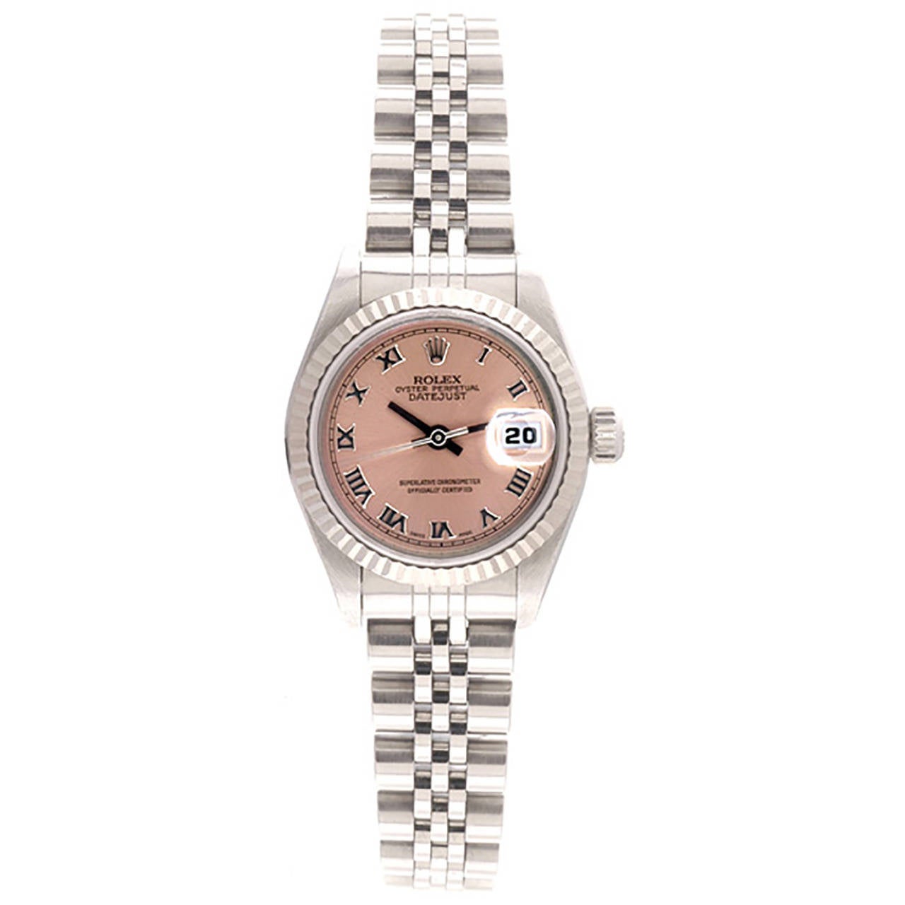 Rolex Lady's  Stainless Steel Datejust Wristwatch Ref 79174