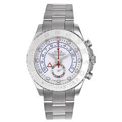 Rolex White Gold Yacht-Master II Regatta Wristwatch Ref 116689 11