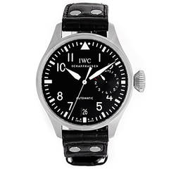 Vintage IWC Schaffhausen Stainless Steel Big Pilot Wristwatch Ref IW50040