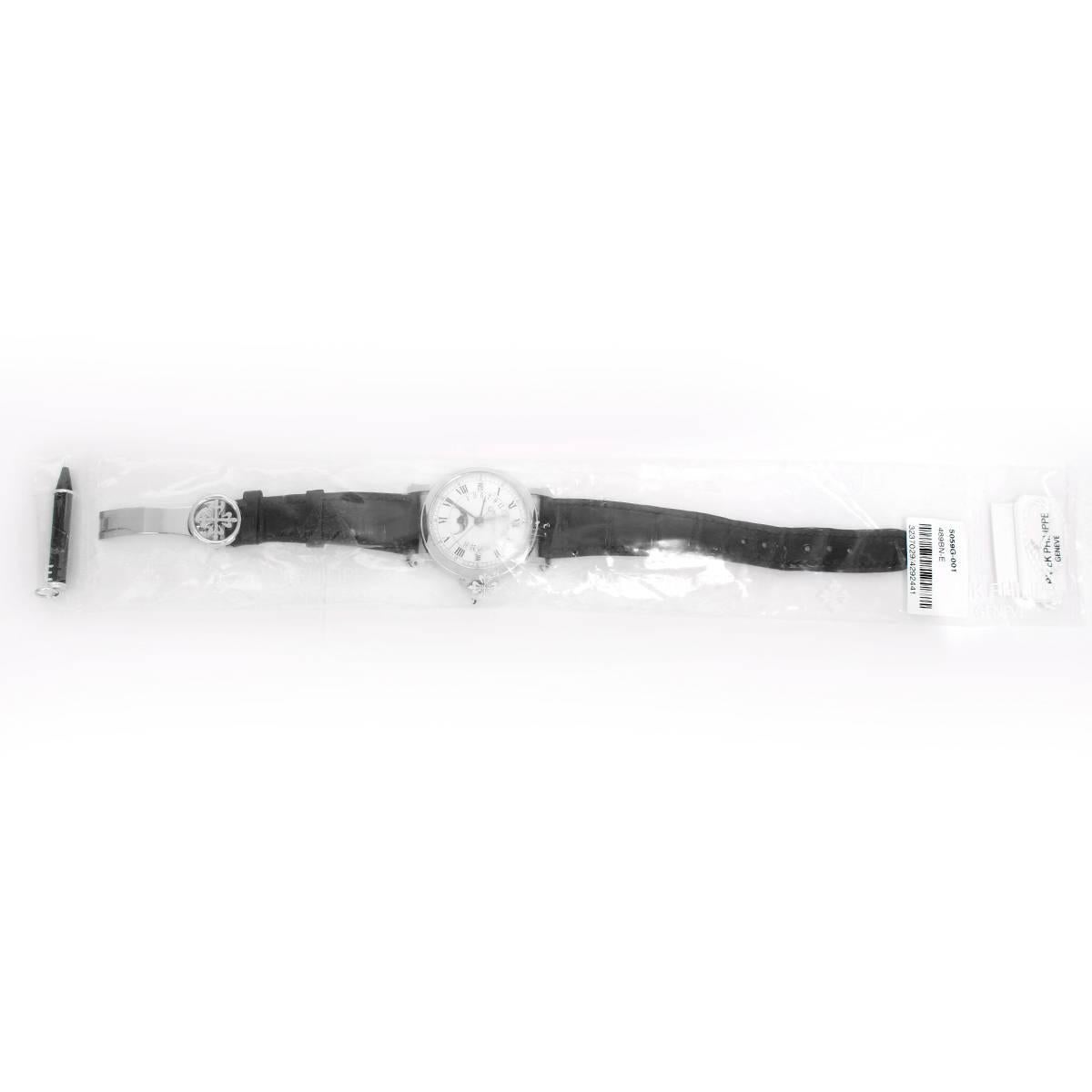 Patek Philippe White gold Retrograde Perpetual Calendar Automatic Wristwatch 1