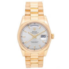 Rolex Yellow Gold President Day-Date Automatic Wristwatch Ref 118208