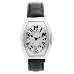 Patek Philippe Platinum Chronometro Gondolo Manual Wristwatch Ref 5098P