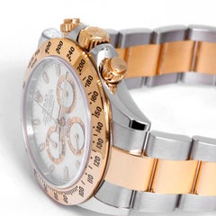 Rolex Yellow Gold Stainless Steel Cosmograph Daytona Automatic Wristwatch