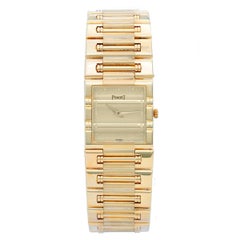 Piaget Yellow Gold Dancer champagne dial Quartz Wristwatch Ref. 80317 K81