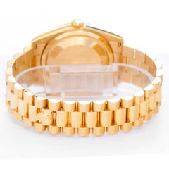 Rolex yellow gold President Day-Date Champagne Dial Automatic Wristwatch