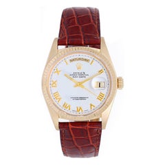 Rolex Yellow Gold Day-Date President Wristwatch Ref 18238