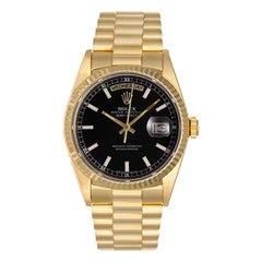 Used Rolex yellow gold President Day-Date Champagne Dial Automatic Wristwatch