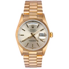 Rolex Yellow Gold President Day-Date automatic Wristwatch ref 18038  