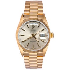 Rolex Yellow Gold President Day-Date automatic Wristwatch ref 18038