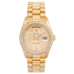 Vintage Rolex Yellow Gold President Day-Date Wristwatch ref 18038 