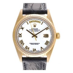 Rolex Yellow Gold President Day-Date Automatic Wristwatch Ref 18038