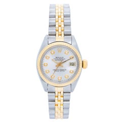 Rolex Ladies Yellow Gold Stainless Steel Datejust Automatic Wristwatch Ref 6917