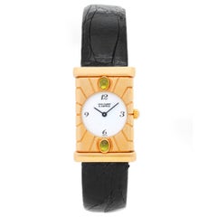 Van Cleef & Arpels Yellow Gold Vintage Façade Quartz Wristwatch