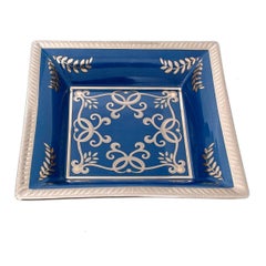 Patek Philippe & Co. Limited Edition Limoge Blue and Gold Porcelain Dish