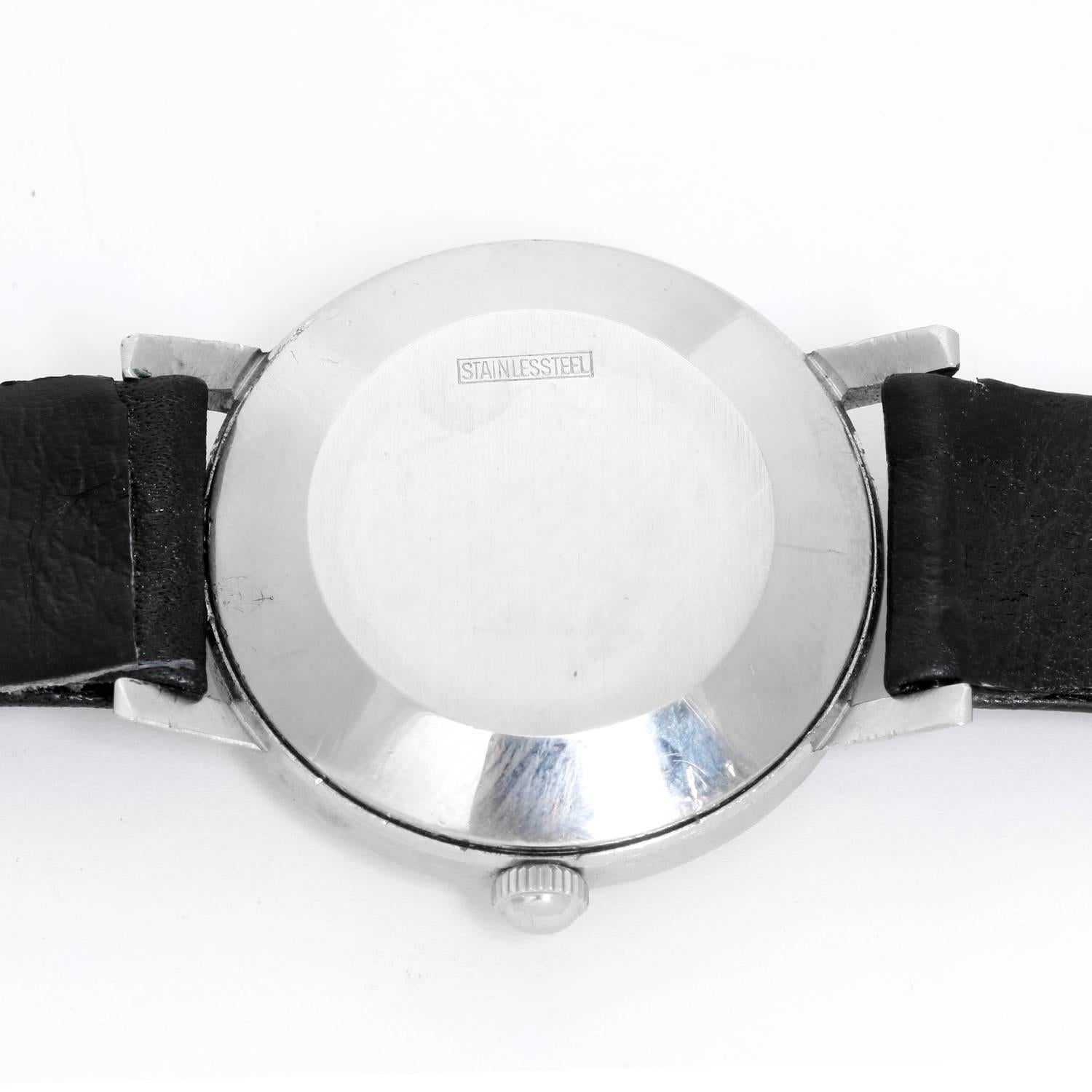 Women's or Men's Universal Genève Stainless Steel Automatic Wristwatch