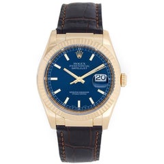Rolex Yellow Gold Datejust Automatic Wristwatch Ref 116138