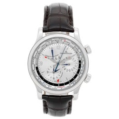 Jaeger-LeCoultre Stainless Steel Master World Geographic Automatic Wristwatch