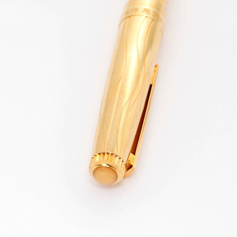 Rolex Pen and Leather Pen Holder at 1stDibs  rolex gold pen price, rolex  pen price, rolex pencil drawing