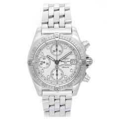 Breitling Stainless Steel Chrono Cockpit Chronograph Automatic Wristwatch A13357