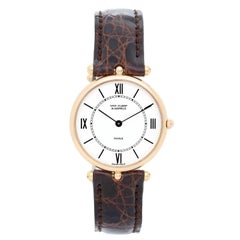 Van Cleef & Arpels Yellow Gold Classique Quartz Wristwatch