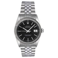 Rolex Edelstahl Datejust automatische Armbanduhr Ref 16234