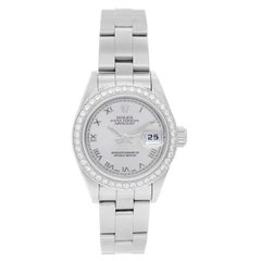 Rolex Ladies Stainless Steel Date Automatic Wristwatch Ref 79240