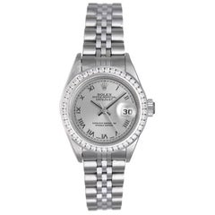 Rolex Ladies Yellow Gold Stainless Steel Diamond Datejust Automatic Wristwatch  