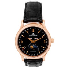Jaeger LeCoultre Rose Gold Master Date Automatic Wristwatch