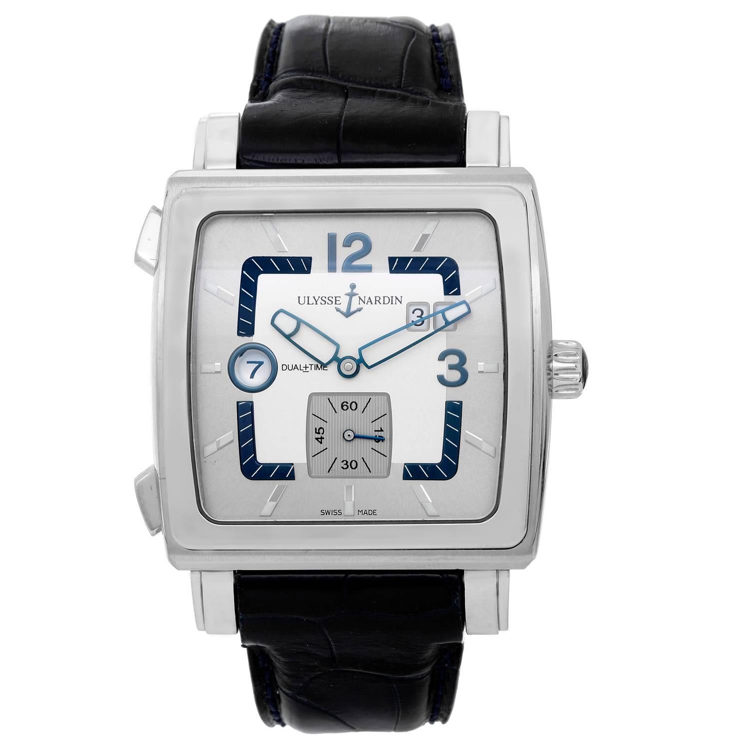 Ulysse Nardin Stainless Steel Quadrato Automatic Wristwatch