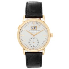 A. Lange & Sohne Langematik Yellow Gold Automatic Wristwatch