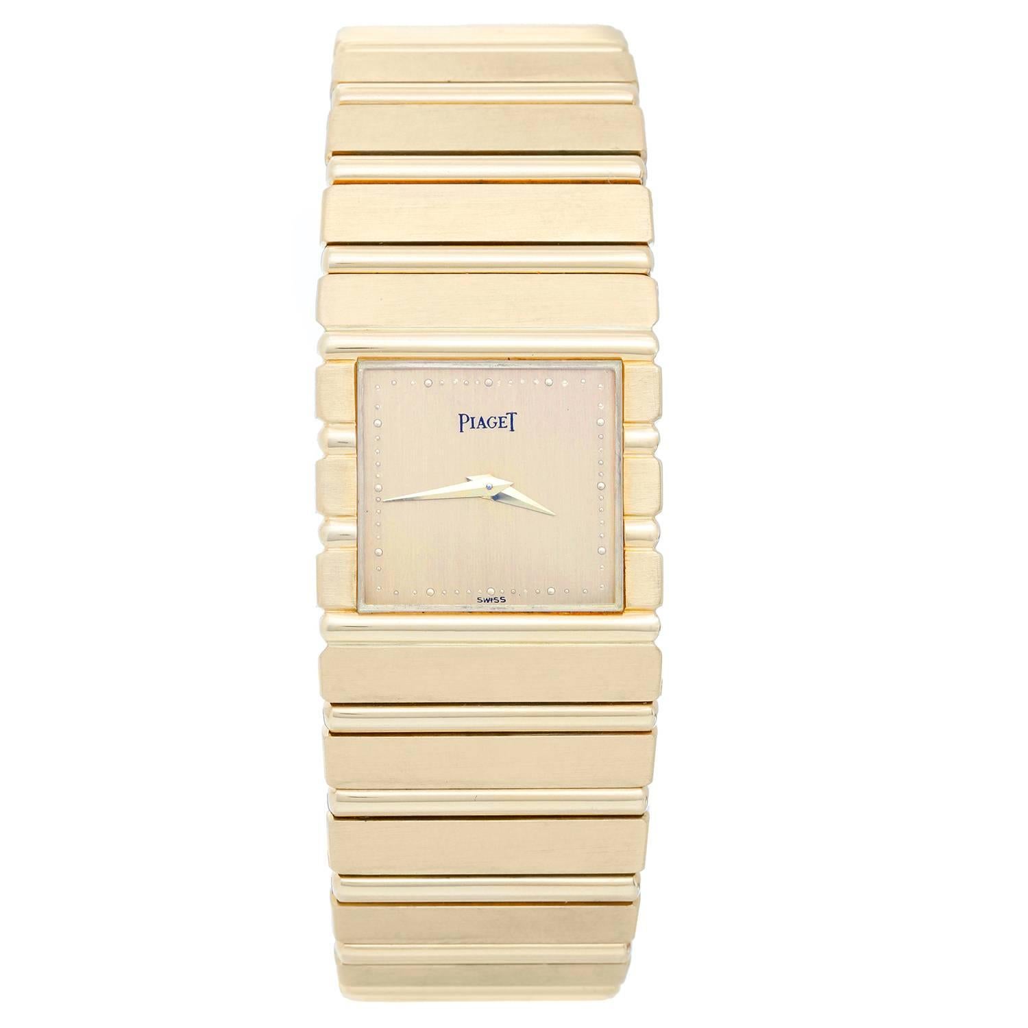 Piaget Yellow Gold Polo Quartz Wristwatch