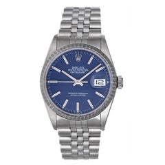 Retro Rolex Stainless Steel Datejust Automatic Wristwatch Ref 16030