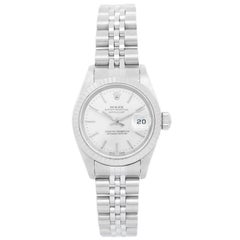 Rolex Ladies white gold Stainless Steel Datejust Automatic Wristwatch Ref 79174