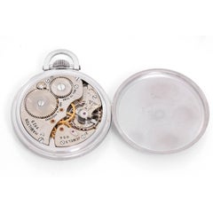 Hamilton Stainless Steel Railway Special Manual Pocket Watch