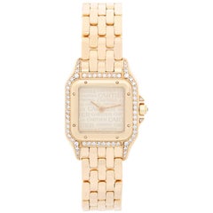 Cartier Ladies Yellow Gold Panthere Quartz Wristwatch Ref W25022B9
