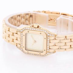 Cartier Ladies Yellow Gold Panthere Quartz Wristwatch Ref W25022B9