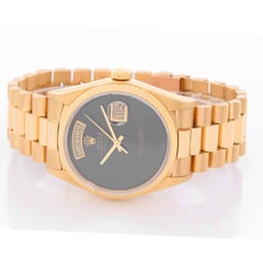Rolex Yellow Gold President Day-Date Automatic Wristwatch Ref 18038