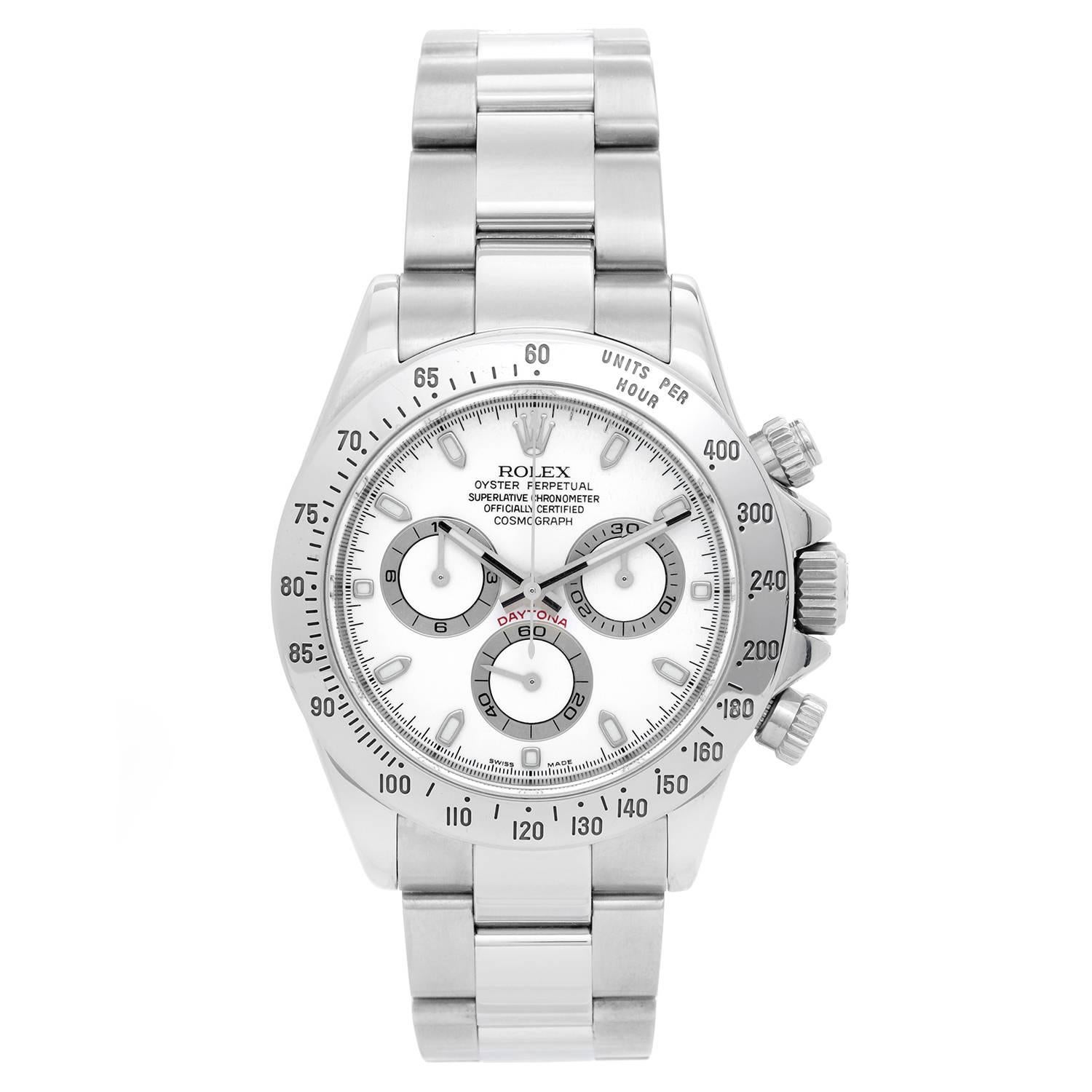 Rolex Stainless Steel Daytona Chronograph Automatic Wristwatch 116520