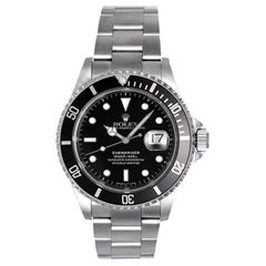 Rolex Stainless Steel Submariner Automatic Wristwatch Ref 16610