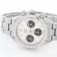 Rolex Stainless Steel Vintage Daytona "Red" Cosmograph Manual Wristwatch