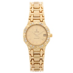 Concord Ladies Montre Saratoga en or jaune 18 carats pour femmes